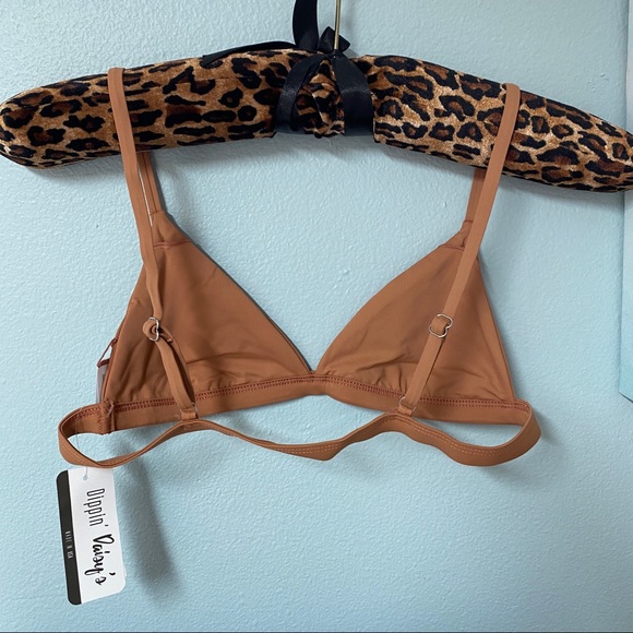 Dippin' Daisy’s Nude Triangle Bikini Top - Picture 2 of 5